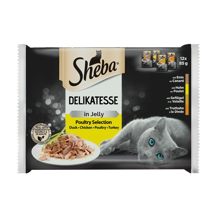 sheba-poultry-wet-cat-food-4-x-85-g