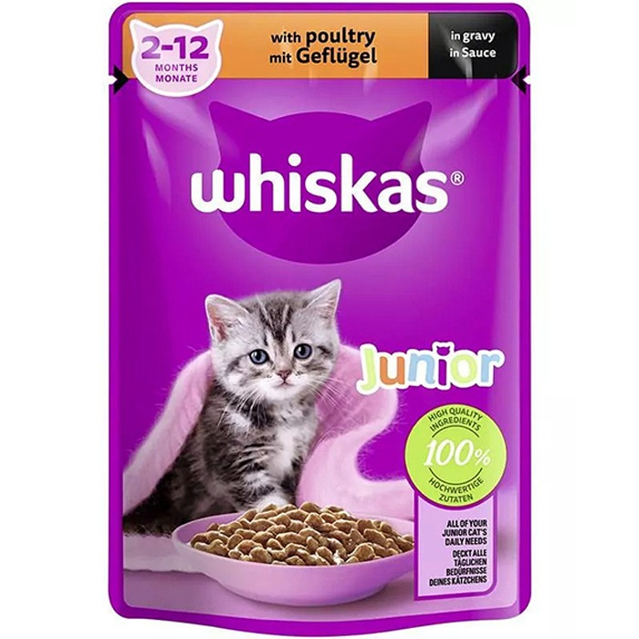 whiskas-junior-wet-cat-food-pouch-for-kittens-poultry-in-gravy-100g
