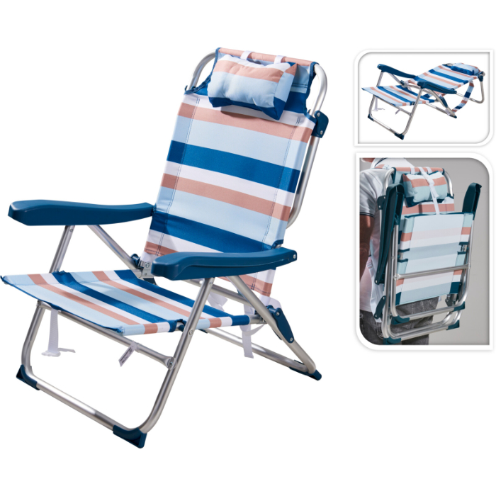 chair-folding-blue-stripes