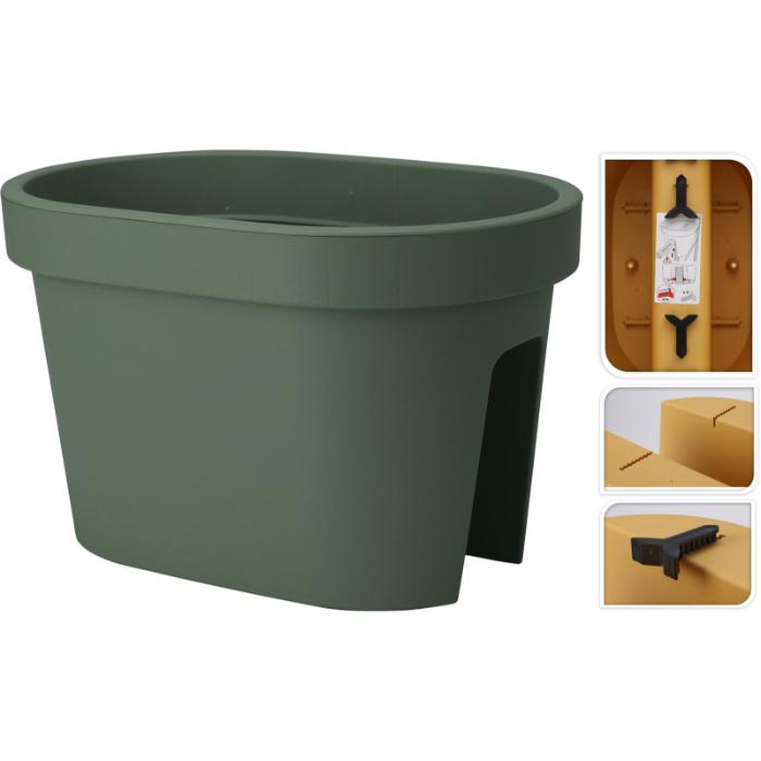 flower-bridge-pot-27x40x25cm-green