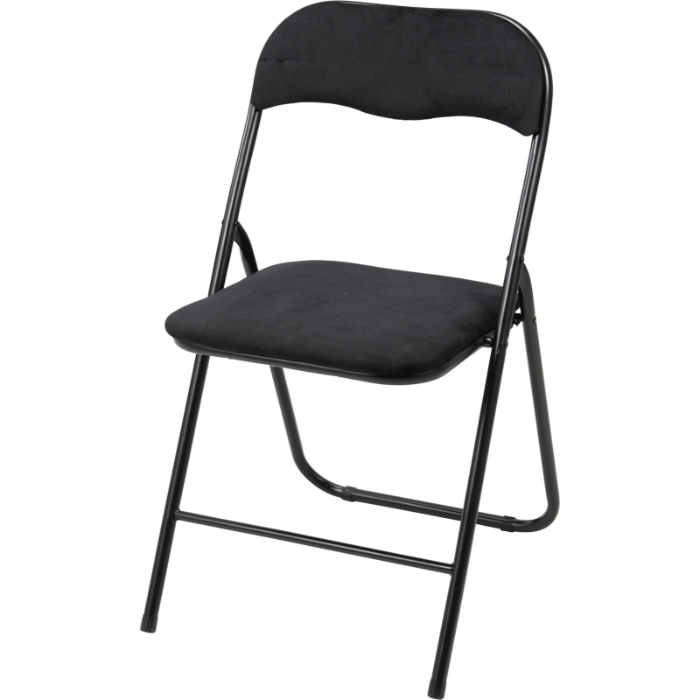 folding-chair-velvet-black