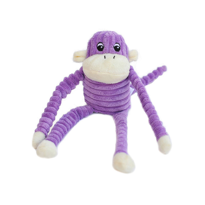 zippypaws-spencer-crinkle-monkey-purple-small